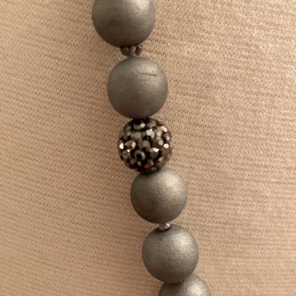 Evil Eye Crystal,Pearl, and StoneBeaded Necklace - Picture 9 of 11